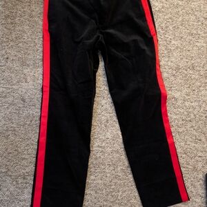 Calvin Klein Black and White Logo Waistband Pants